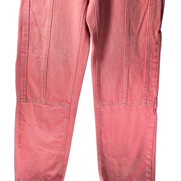 BDG Urban Outfitters High Rise Carpenter Jeans Pants Pink Denim 26 Womens - Picture 9 of 16